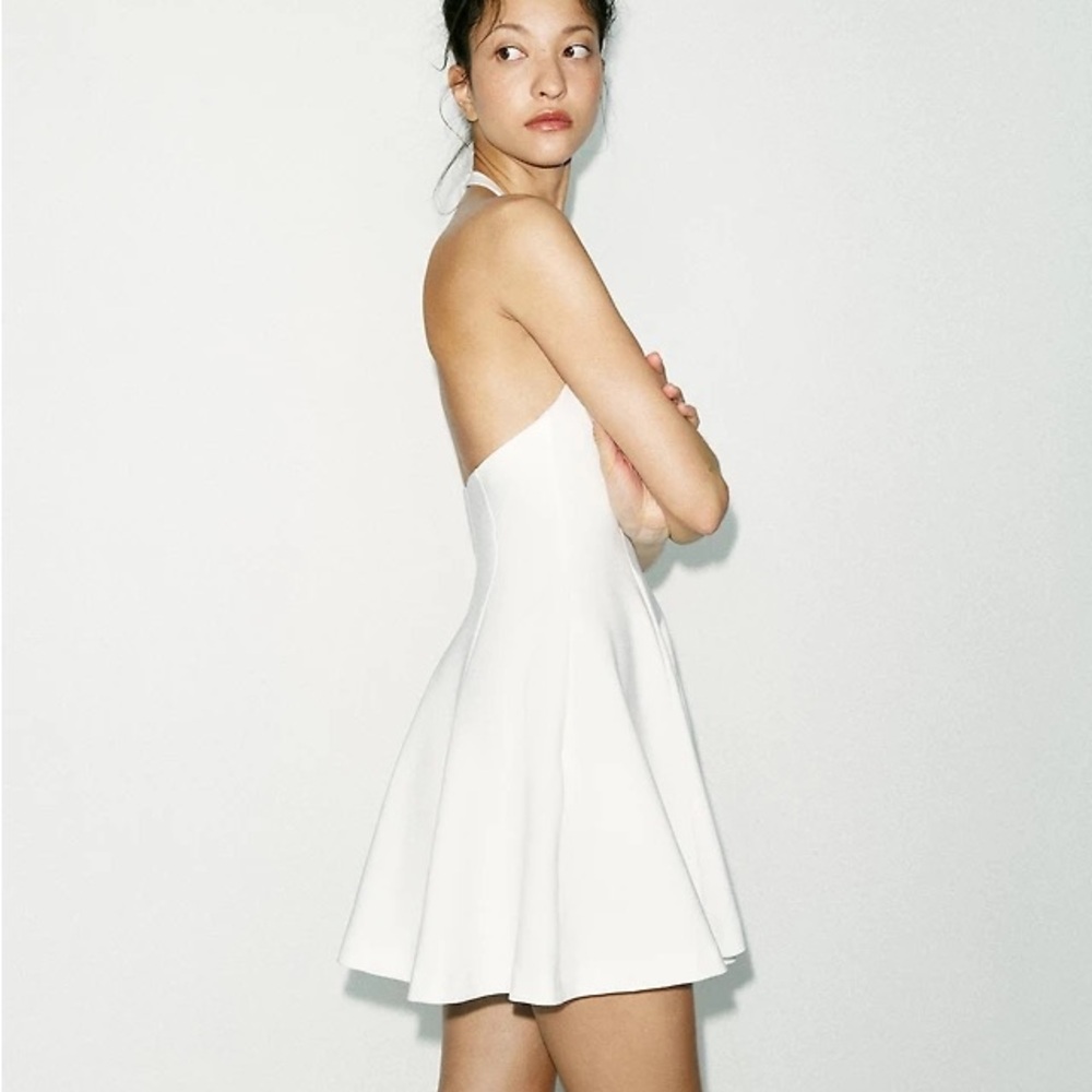 Zara Godet Mini Dress - Picture 5 of 6